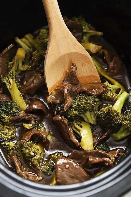 Slow Cooker Beef & Broccoli — Champion Valley Farm recipe