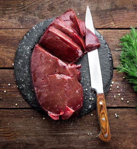 Grass-fed beef liver from Champion Valley Farm